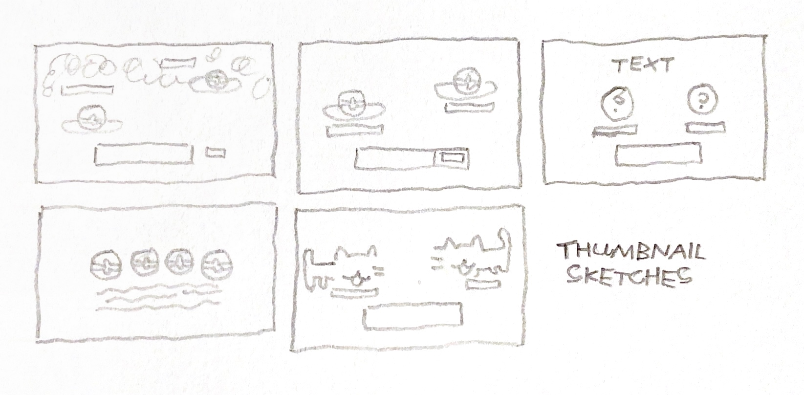 thumbnail sketches